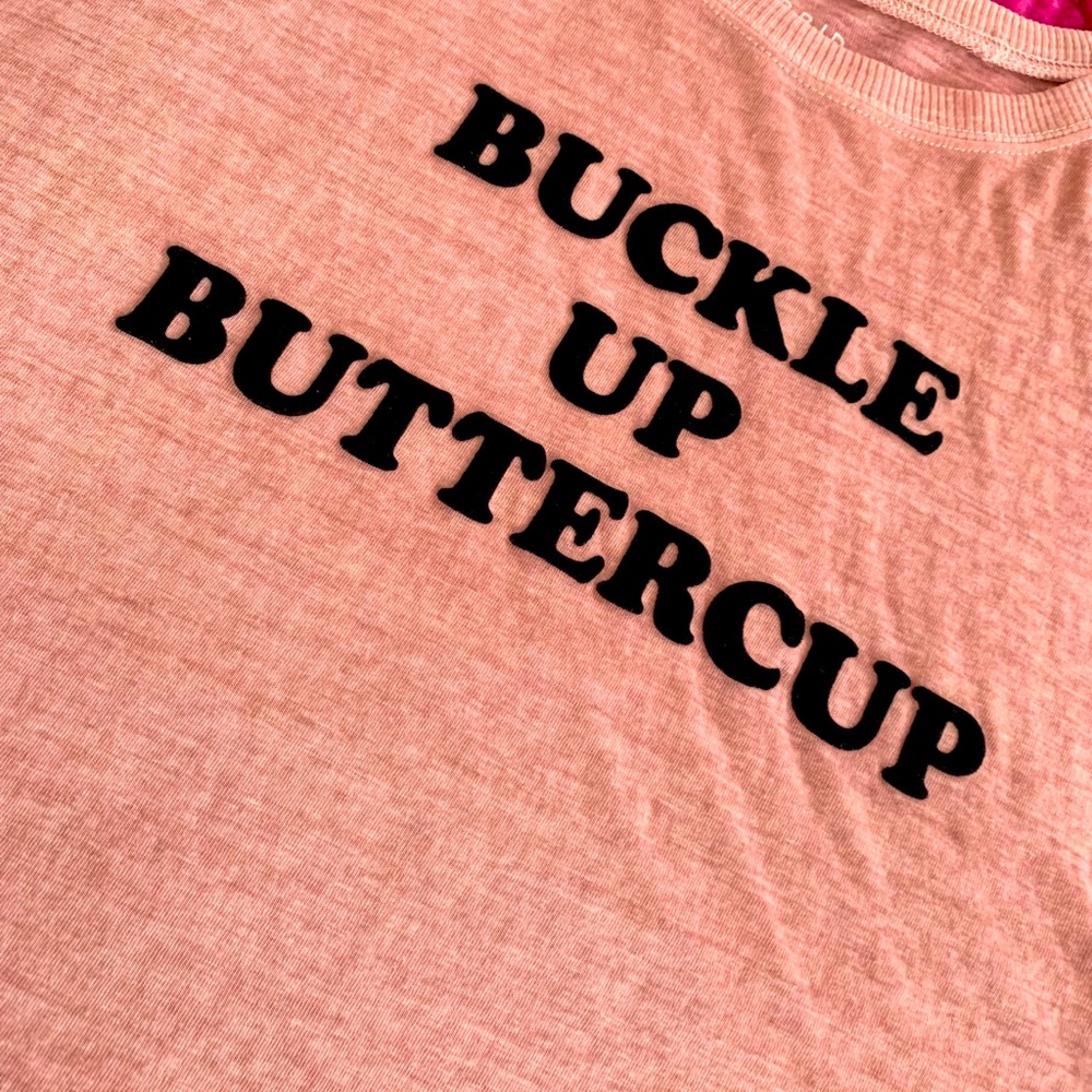 Torrid Burnout Tee: Buckle Up Buttercup!